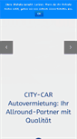 Mobile Screenshot of city-car-autovermietung.black-and-green.de