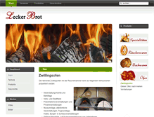 Tablet Screenshot of lecker-brot.black-and-green.de